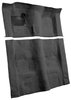 Molded Loop Carpet for 1970-1973 Chevrolet Camaro, Pontiac Firebird [OE-Style Jute Backing, 4-Speed Transmission, Black] - image 2