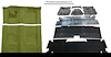 Molded Loop Carpet Kit for 1970-1972 Chevy Camaro, Pontiac Firebird [OE-Style Jute Backing, 4-Speed Transmission, Moss Green] - image 1