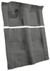 Molded Loop Carpet for 1970-1973 Chevrolet Camaro, Pontiac Firebird [OE-Style Jute Backing, 4-Speed Transmission, Gunmetal Gray] - image 2
