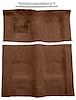 Molded Loop Carpet Kit for 1973 Chevrolet Camaro, Pontiac Firebird [Mass Backing, Automatic Transmission, Dark Brown] - image 1