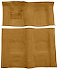 Molded Loop Carpet for 1970-1973 Chevrolet Camaro, Pontiac Firebird [Mass Backing, Automatic Transmission, Medium Saddle] - image 1