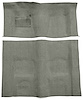 Molded Loop Carpet for 1970-1973 Chevrolet Camaro, Pontiac Firebird [Mass Backing, Automatic Transmission, Silver] - image 1