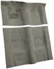 Molded Loop Carpet for 1970-1973 Chevrolet Camaro, Pontiac Firebird [Mass Backing, Automatic Transmission, Silver] - image 2