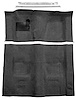 Molded Loop Carpet Kit for 1970-1973 Chevrolet Camaro, Pontiac Firebird [Mass Backing, 4-Speed Transmission, Black] - image 1