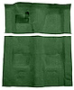Molded Loop Carpet for 1970-1973 Chevrolet Camaro, Pontiac Firebird [Mass Backing, 4-Speed Transmission, Dark Green] - image 1