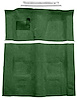 Dark Green Molded Loop Carpet Kit w/Door Sill Plates for 1970-1973 Chevy Camaro, Pontiac Firebird [4-Speed Transmission] - image 1