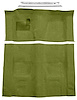 Moss Green Molded Loop Carpet Kit w/Door Sill Plates for 1970-1973 Chevy Camaro, Pontiac Firebird [4-Speed Transmission] - image 1