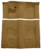 Molded Loop Carpet for 1970-1973 Chevrolet Camaro, Pontiac Firebird [Mass Backing, 4-Speed Transmission, Fawn Sandalwood] - image 1