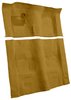 Molded Loop Carpet for 1970-1973 Chevrolet Camaro, Pontiac Firebird [Mass Backing, 4-Speed Transmission, Gold] - image 2