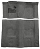 Molded Loop Carpet for 1970-1973 Chevrolet Camaro, Pontiac Firebird [Mass Backing, 4-Speed Transmission, Gunmetal Gray] - image 1