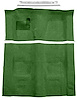 Green Molded Loop Carpet Kit w/Door Sill Plates for 1970-1973 Chevy Camaro, Pontiac Firebird [4-Speed Transmission] - image 1