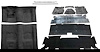 Black Molded Cut Pile Carpet Kit for 1974-1975 Chevrolet Camaro, Pontiac Firebird [Automatic Transmission] - image 1