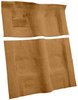 Molded Cut Pile Carpet for 1974-1975 Chevy Camaro, Pontiac Firebird [OE-Style Jute Backing, Automatic Transmission, Buckskin] - image 2