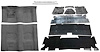 Medium Gray Molded Cut Pile Carpet Kit for 1974-1975 Chevrolet Camaro, Pontiac Firebird [Automatic Transmission] - image 1