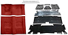Oxblood Molded Cut Pile Carpet Kit for 1974-1975 Chevrolet Camaro, Pontiac Firebird [Automatic Transmission] - image 1