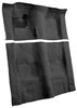 Molded Cut Pile Carpet for 1974-1975 Chevrolet Camaro, Pontiac Firebird [OE-Style Jute Backing, 4-Speed Transmission, Black] - image 2