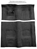 Black Molded-Cut-Pile Carpet Kit for 1974-1975 Chevrolet Camaro, Pontiac Firebird w/Automatic Transmission [Mass Backing] - image 1