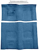 Blue Molded-Cut-Pile Carpet Kit for 1974-1975 Chevrolet Camaro, Pontiac Firebird w/Automatic Transmission [Mass Backing] - image 1