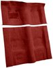 Molded Cut Pile Carpet for 1974-1975 Chevrolet Camaro, Pontiac Firebird [Mass Backing, Automatic Transmission, Oxblood] - image 2