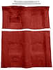 Oxblood Molded-Cut-Pile Carpet Kit for 1974-1975 Chevrolet Camaro, Pontiac Firebird w/Automatic Transmission [Mass Backing] - image 1
