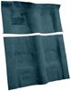 Molded Cut Pile Carpet for 1974-1975 Chevrolet Camaro, Pontiac Firebird [Mass Backing, Automatic Transmission, Dark Blue] - image 2