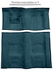 Dark Blue Molded-Cut-Pile Carpet Kit for 1974-1975 Chevrolet Camaro, Pontiac Firebird w/Automatic Transmission [Mass Backing] - image 1