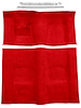 Flame Red Molded-Cut-Pile Carpet Kit for 1974-1975 Chevrolet Camaro, Pontiac Firebird w/Automatic Transmission [Mass Backing] - image 1