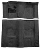 Molded Cut Pile Carpet for 1974-1975 Chevrolet Camaro, Pontiac Firebird [Mass Backing, 4-Speed Transmission, Black] - image 1