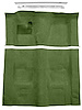 Willow Green Molded-Cut-Pile Carpet Kit for 1974-1975 Chevrolet Camaro, Pontiac Firebird w/4-Speed Transmission [Mass Backing] - image 1