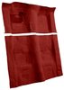 Molded Cut Pile Carpet for 1974-1975 Chevrolet Camaro, Pontiac Firebird [Mass Backing, 4-Speed Transmission, Oxblood] - image 2