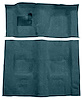 Molded Cut Pile Carpet for 1974-1975 Chevrolet Camaro, Pontiac Firebird [Mass Backing, 4-Speed Transmission, Dark Blue] - image 1