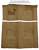 Medium Doeskin Molded-Cut-Pile Carpet Kit for 1974-1975 Chevrolet Camaro, Pontiac Firebird w/4-Speed Transmission [Mass Backing] - image 1