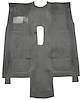 Molded Cut Pile Carpet for 1976-1981 Chevrolet Camaro, Pontiac Firebird [OE-Style Jute Backing, Floor Shift, Medium Gray] - image 1