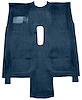 Molded Cut Pile Carpet for 1976-1981 Chevrolet Camaro, Pontiac Firebird [OE-Style Jute Backing, Floor Shift, Dark Blue] - image 1