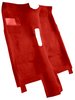 Molded Cut Pile Carpet for 1976-1981 Chevrolet Camaro, Pontiac Firebird [OE-Style Jute Backing, Floor Shift, Flame Red] - image 2
