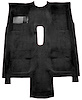 Molded Cut Pile Carpet for 1976-1981 Chevrolet Camaro, Pontiac Firebird [Mass Backing, Floor Shift, Black]