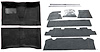 Black Molded Loop Carpet Kit w/OE Jute Fits Select 1964-1967 Buick, Chevy, Olds, Pontiac 2-Door A-Body [Auto Trans] - image 1