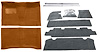 Saddle Molded Loop Carpet Kit w/OE Jute Fits Select 1964-1967 Buick, Chevy, Olds, Pontiac 2-Door A-Body [Auto Trans] - image 1