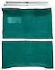 Molded Loop Carpet Kit Fits Select 1964-1967 Buick, Chevy, Olds, Pontiac [Mass Backing, Automatic, Aqua] - image 1