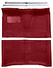 Molded Loop Carpet Kit Fits Select 1964-1967 Buick, Chevy, Olds, Pontiac [Mass Backing, Automatic, Maroon] - image 1
