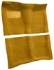 Molded Loop Carpet Fits Select 1964-1967 Buick, Chevrolet, Oldsmobile, Pontiac Models [Mass Backing, Automatic, Gold] - image 2