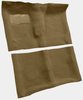 Molded Loop Carpet Fits Select 1964-1967 Buick, Chevrolet, Oldsmobile, Pontiac Models [Mass Backing, 4-Speed w/Bucket, Fawn] - image 2