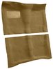 Molded Loop Carpet Fits Select 1964-1967 Buick, Chevrolet, Oldsmobile, Pontiac Models [Mass Backing, 4-Speed w/Bench, Fawn] - image 2