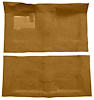 Molded Loop Carpet Fits Select 1968-1972 Buick, Chevrolet, Oldsmobile, Pontiac Models [Jute Backing, Automatic, Medium Saddle] - image 1