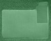 Molded Loop Carpet Fits Select 1968-1972 Buick, Chevrolet, Oldsmobile, Pontiac Models [Jute Backing, Automatic, Light Green] - image 3