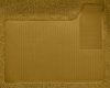 Molded Loop Carpet Fits Select 1968-1972 Buick, Chevrolet, Oldsmobile, Pontiac Models [Jute Backing, 4-Speed w/Buckets, Gold] - image 3