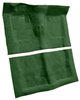 Molded Loop Carpet Fits Select 1968-1972 Buick, Chevy, Oldsmobile, Pontiac Models [Jute Backing, 4-Speed w/Buckets, Dark Green] - image 2