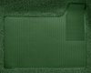 Molded Loop Carpet Fits Select 1968-1972 Buick, Chevy, Oldsmobile, Pontiac Models [Jute Backing, 4-Speed w/Buckets, Dark Green] - image 3