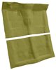 Molded Loop Carpet Fits Select 1968-1972 Buick, Chevy, Oldsmobile, Pontiac Models [Jute Backing, 4-Speed w/Buckets, Ivy Gold] - image 2