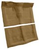 Molded Loop Carpet Fits Select 1968-1972 Buick, Chevy, Oldsmobile, Pontiac Models [Jute Backing, 4-Speed w/Buckets, Sandalwood] - image 2